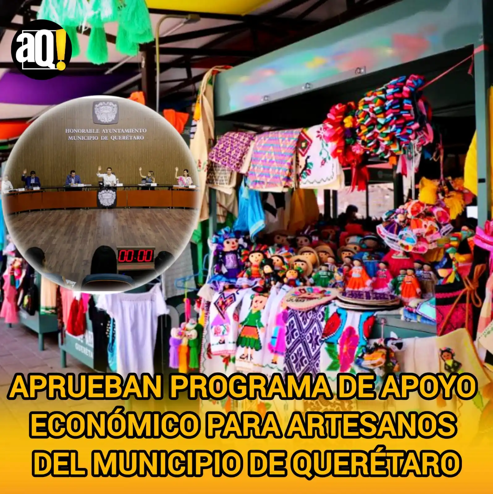 Image from AlertaQro Noticias Querétaro: ✋👥 En sesión ordinaria de Cabildo, el Ayuntamiento de <a class="text-...