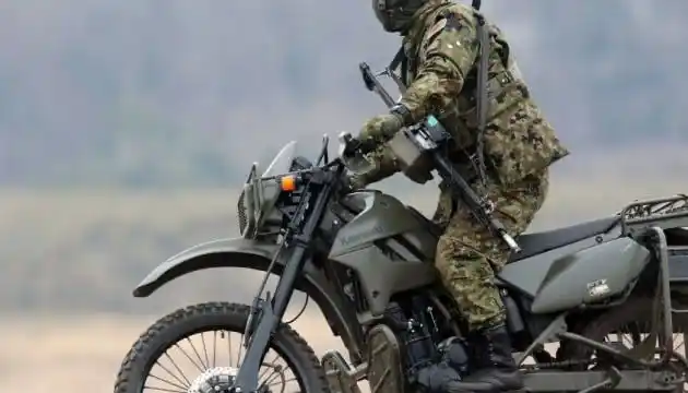Image from UATV English: Enemy Widely Using Motorcycles to Capture Small Settlements – Ukrainia...