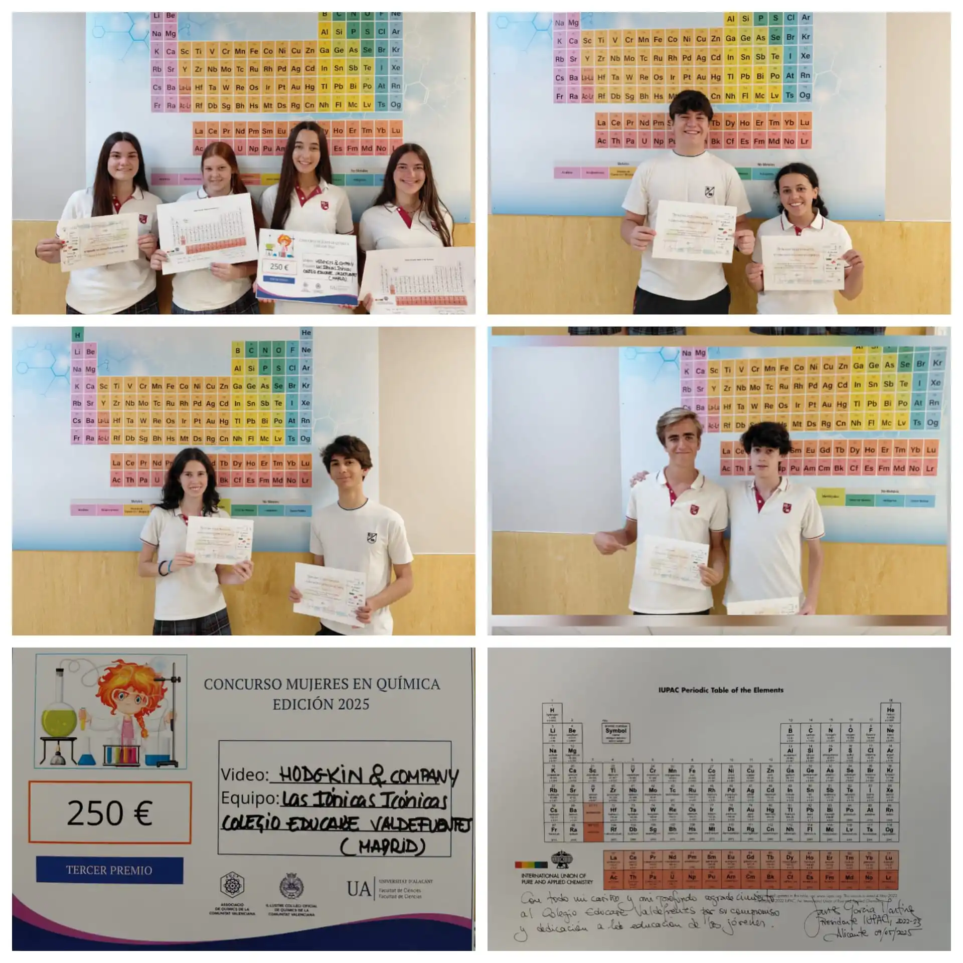 Image from Colegio Educare Valdefuentes: 🎉 ¡Enhorabuena! 👩🔬🧪 Nuestros alumnos de 4° de ESO y Bachillerato ...