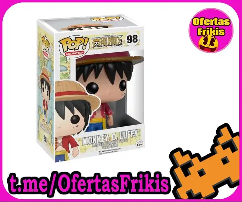 Image from OfertasFrikis coleccionistas : Funko POP! Animation: One Piece - Monkey D. Luffy <a class="text-blue...