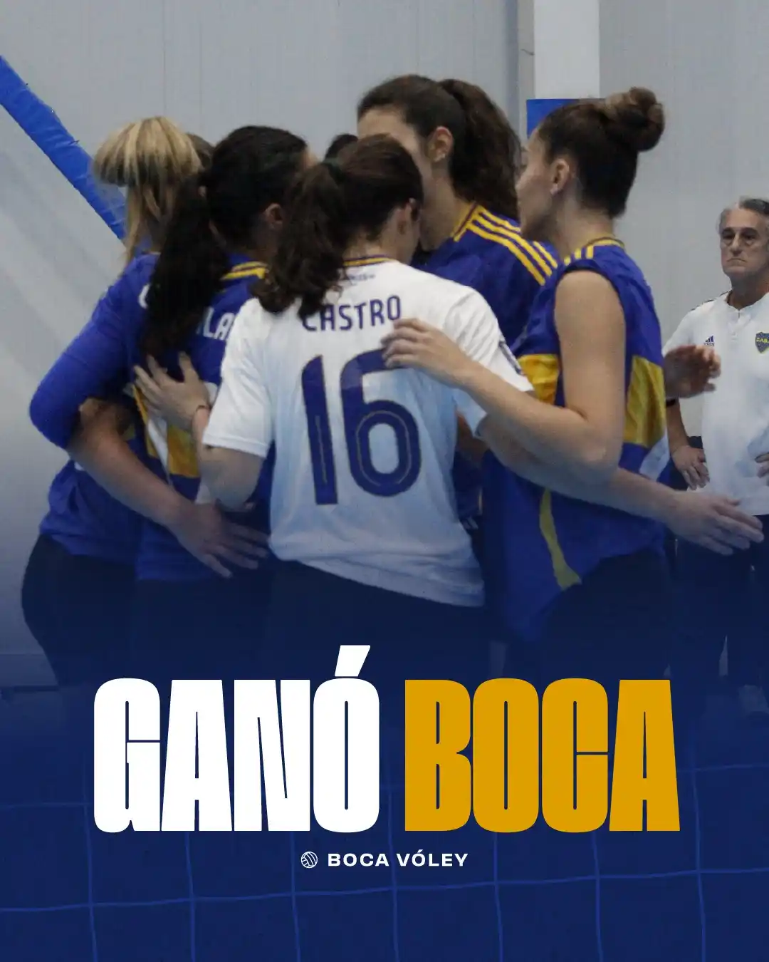 Image from Boca Vóley 🏐: ¡𝗚𝗔𝗡𝗢́ 𝗕𝗢𝗢𝗢𝗖𝗔𝗔𝗔! 💪💙💛💙 ¡Triunfo Xeneize! Las dirigidas...