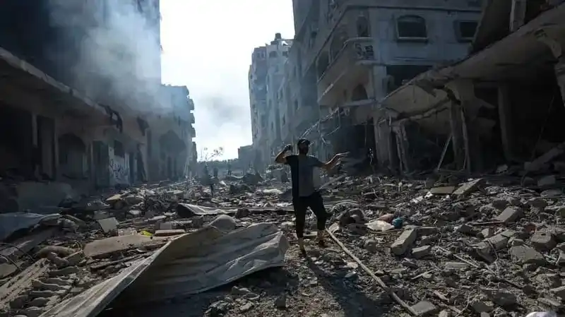 Image from L’insoumission: 🔴 Génocide à Gaza : le criminel Netanyahu prépare l'annexion Arcelor...