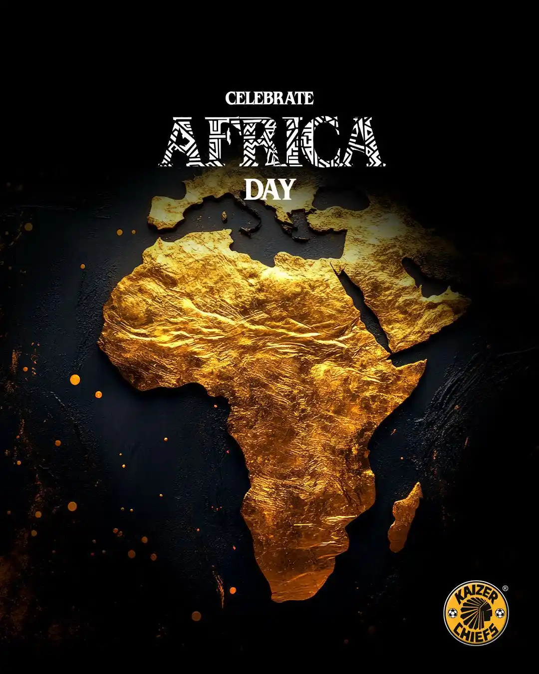 Image from Kaizer Chiefs Football Club: Happy Africa Day! Today, we join the continent in celebrating Africa ...