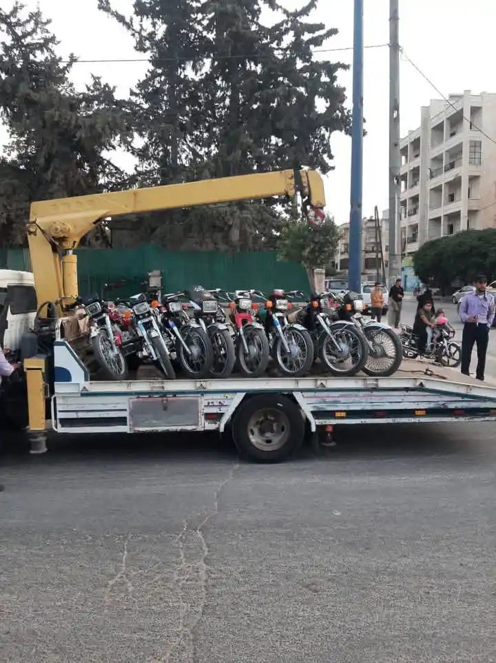 Image from غرفة عمليات حلب #ردع_العدوان: حجز الموتورات في ادلب بسبب السرعة والرعونة...