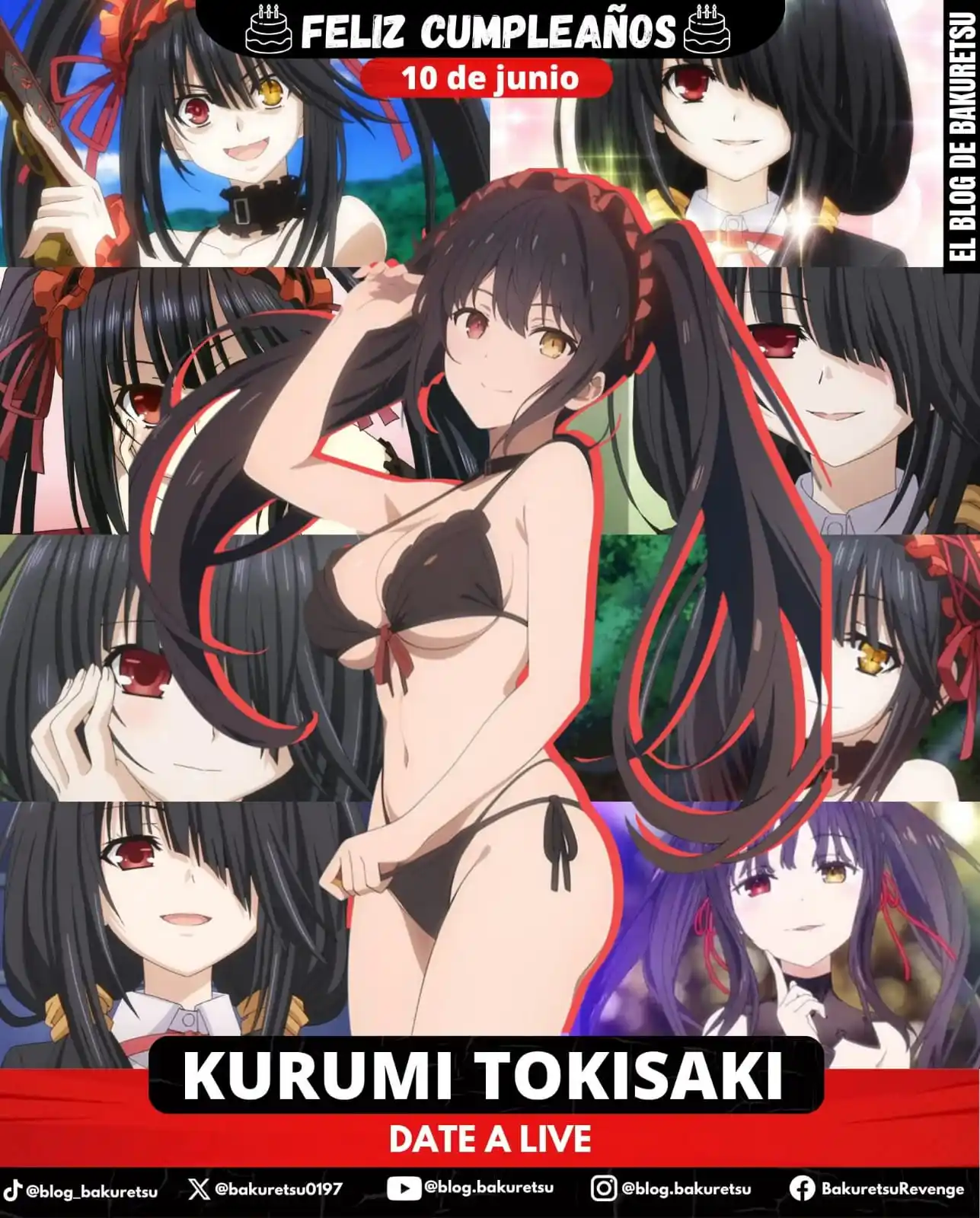 Image from CSC LAB - Anime Cast: 🎂¡Hoy celebramos el cumpleaños de la encantadora, letal, hermosa y se...