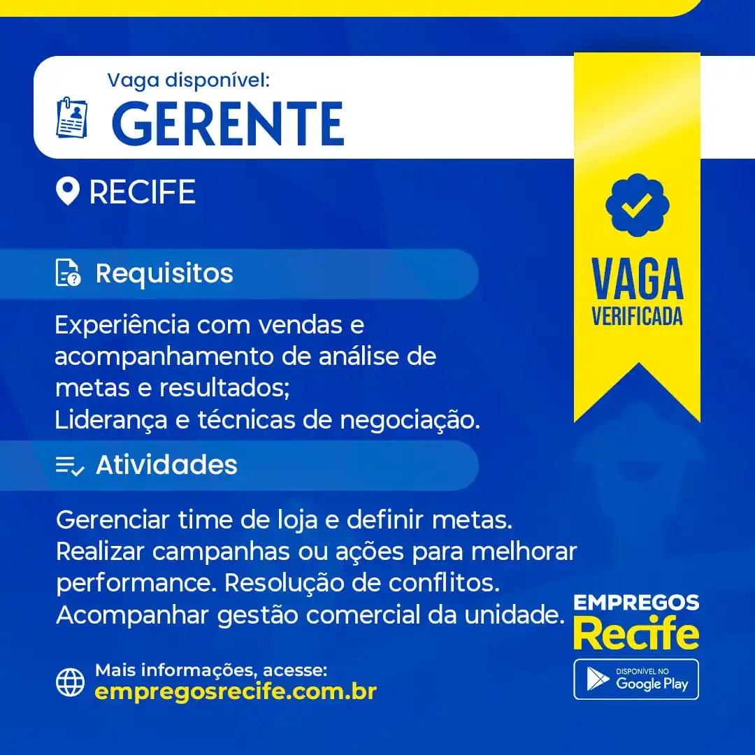 Empregos Recife post