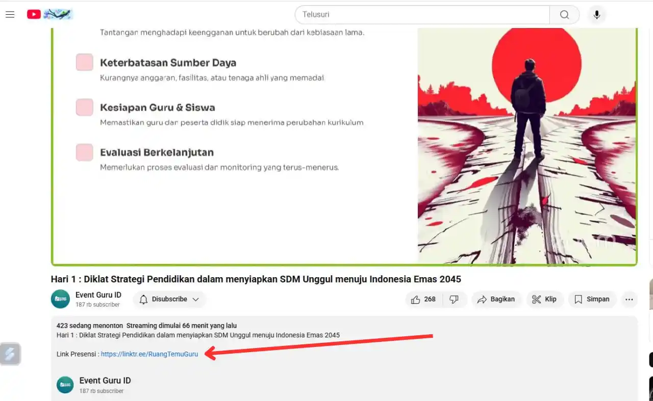 Image from Ruang Temu Guru✅: *📌 [INFORMASI TUTORIAL PRESENSI DAY 2]*  *Diklat Nasional 40JP "Strat...