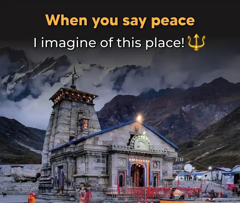 Image from Matlabi Duniya: Jai Baba Kedarnath ❤️🔱...
