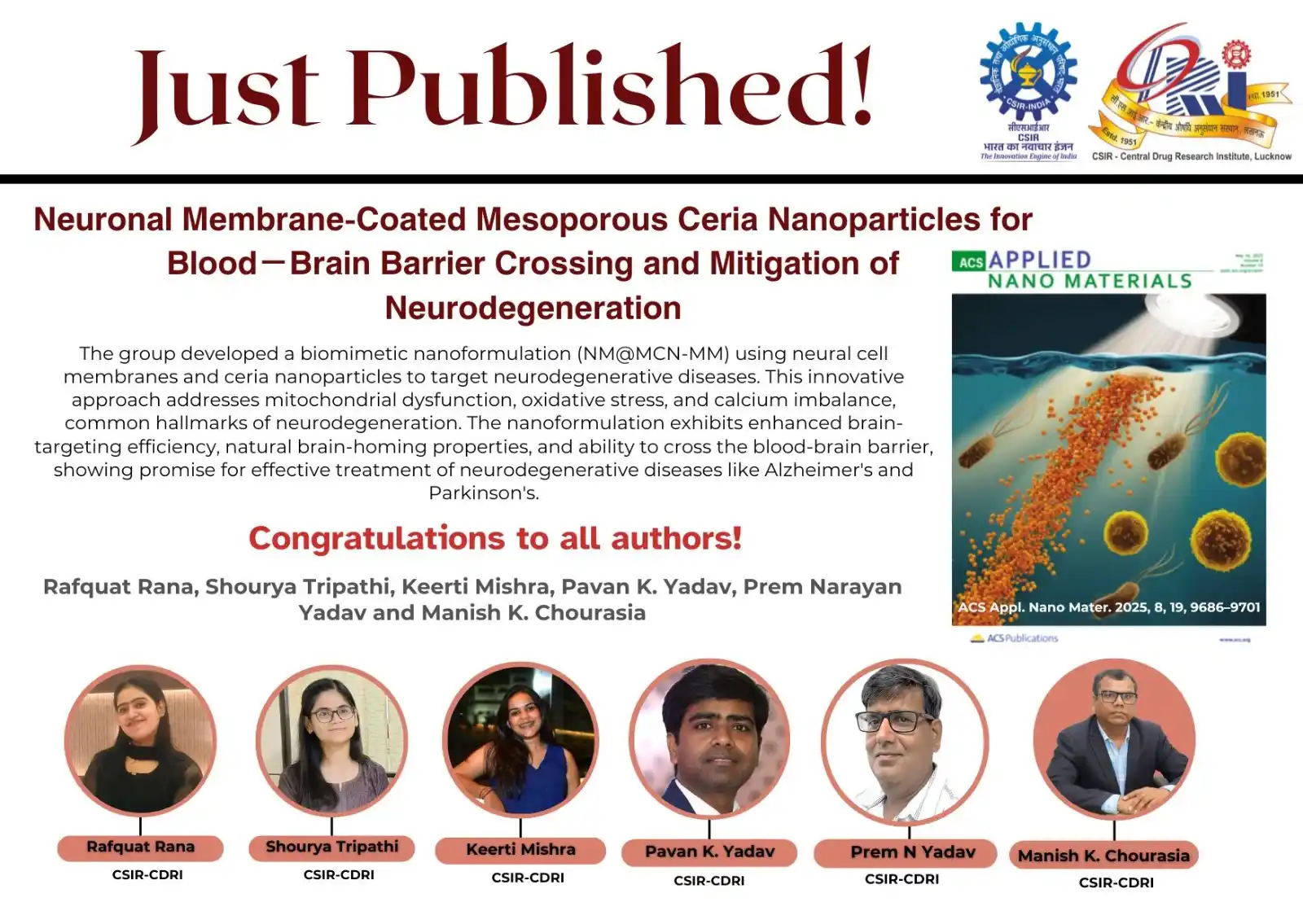 Image from CSIR-CDRI Lucknow: 🚨<a class="text-blue-500 hover:underline cursor-pointer" href="/hasht...