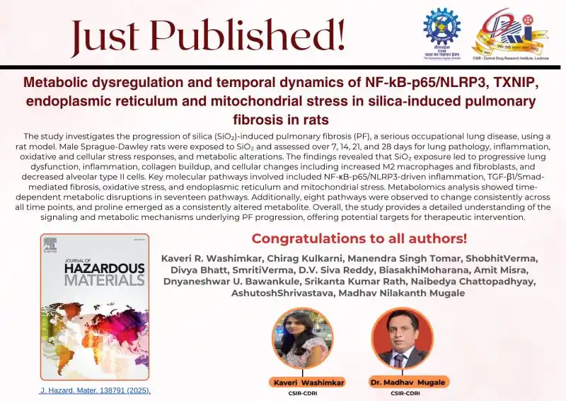 Image from CSIR-CDRI Lucknow: 🚨 <a class="text-blue-500 hover:underline cursor-pointer" href="/hash...