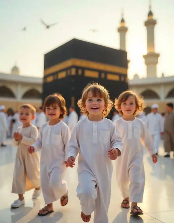 Image from التربية النبوية الشريفة: كان رسول الله محمد صلى الله عليه وسلم يعلّم الأطفال الحكمة في التصرف ب...