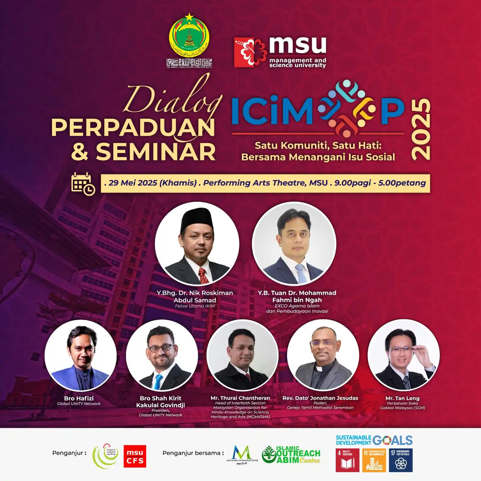 Image from Jabatan Agama Islam Selangor Official: [🔴LANGSUNG] 𝗣𝗥𝗢𝗚𝗥𝗔𝗠 𝗗𝗜𝗔𝗟𝗢𝗚 𝗣𝗘𝗥𝗣𝗔𝗗𝗨𝗔𝗡 𝗗𝗔𝗡 𝗦�...
