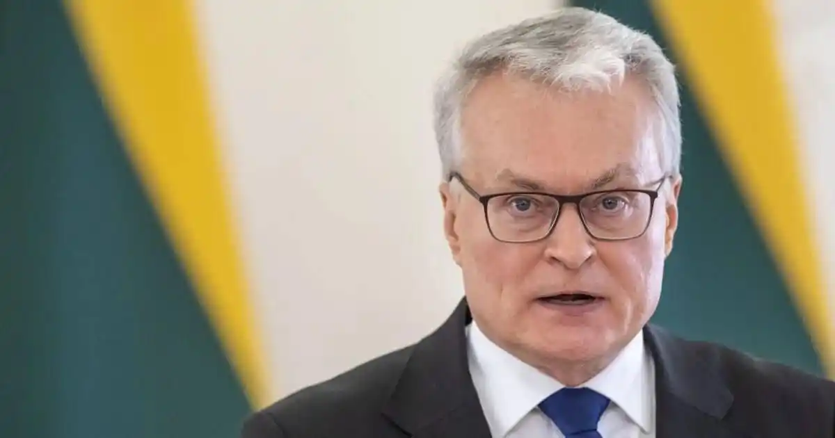 Image from UATV English: Lithuania’s president calls for tougher Russia sanctions – DW Lithuan...