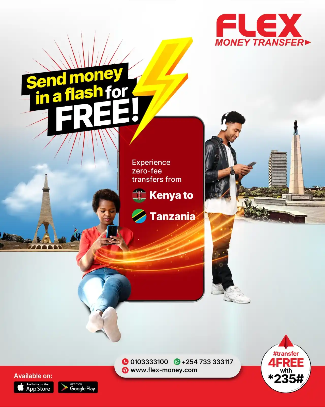 Image from Flex Money Transfer : Looking to send money fast? With Flex, transferring money from Kenya t...