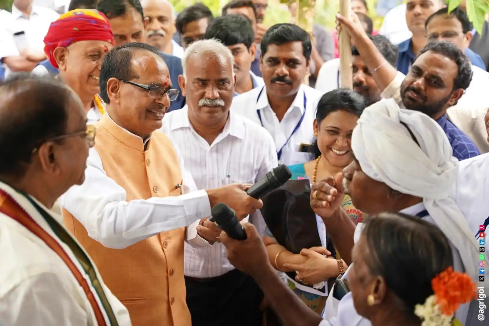 Image from AgriGoI: माननीय केंद्रीय कृषि एवं किसान कल्याण मंत्री श्री शिवराज सिंह चौहान ने...
