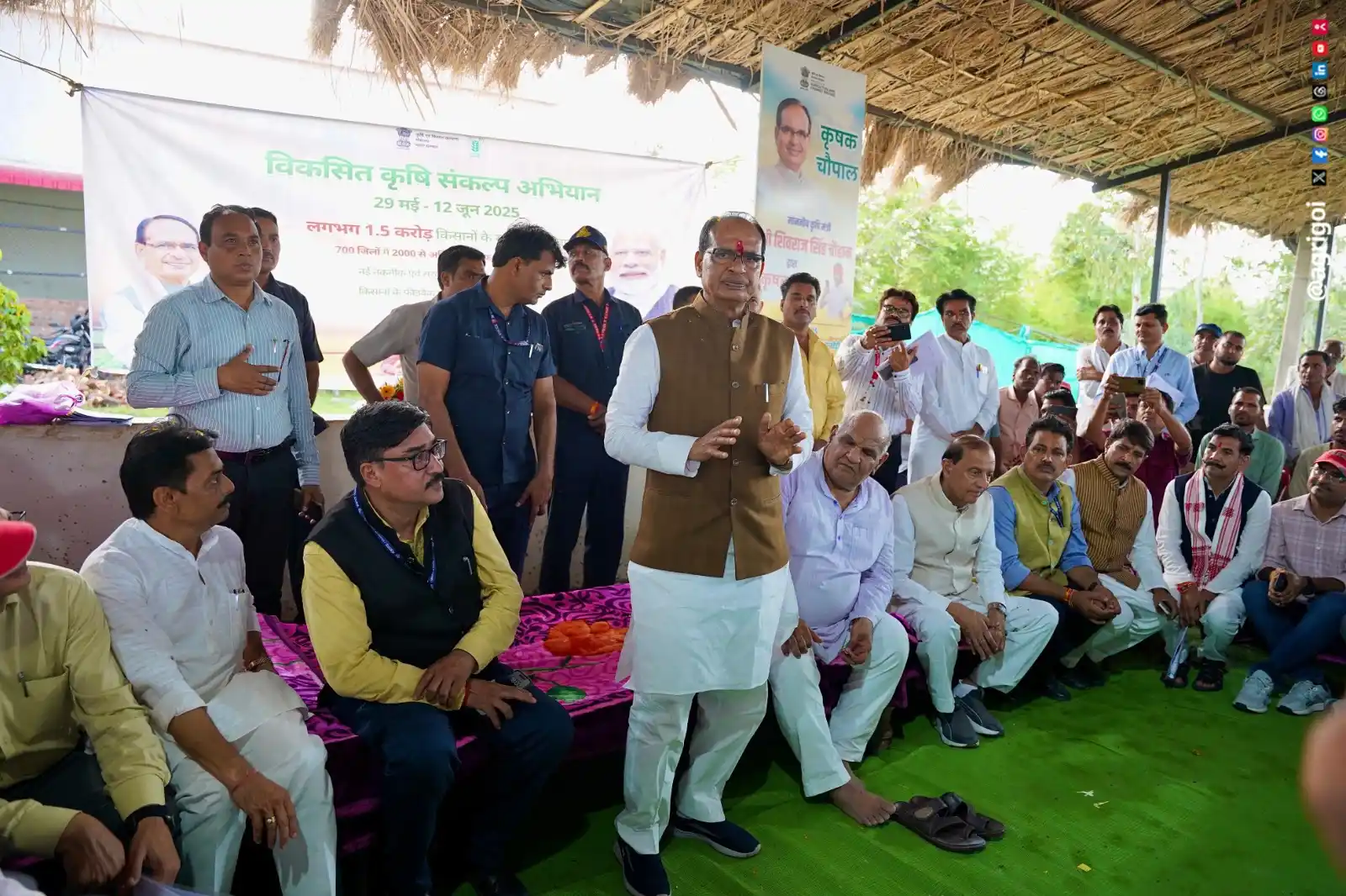Image from AgriGoI: माननीय केंद्रीय कृषि एवं किसान कल्याण तथा ग्रामीण विकास मंत्री श्री शि...