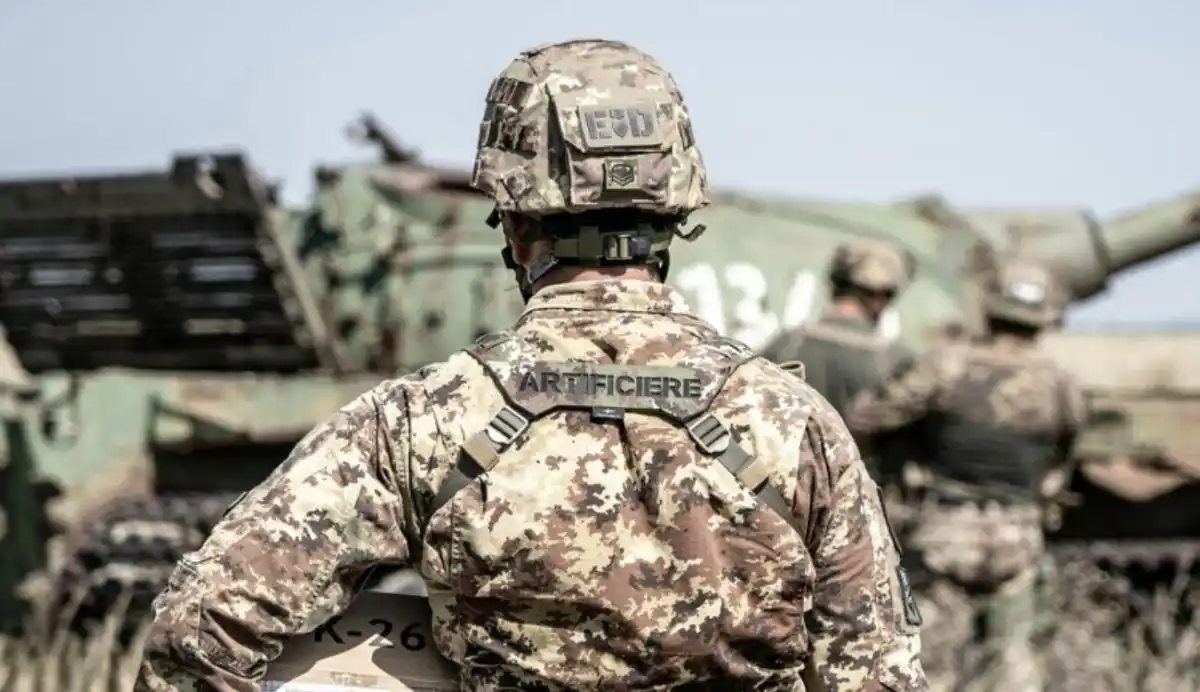 Image from UATV English: Major General Christian Freuding, the official in charge of coordinati...