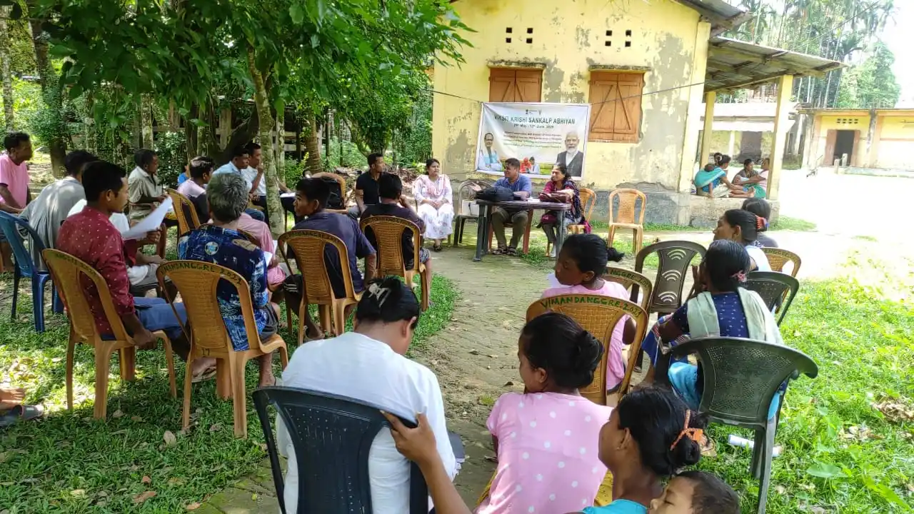Image from AgriGoI: 📍Mandangre Village, Gasuapara Block, South Garo Hills, Meghalaya As...