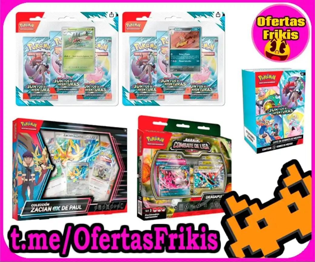 Image from OfertasFrikis coleccionistas : Muchos Packs Pokemon JCC en stock <a class="text-blue-500 hover:underl...