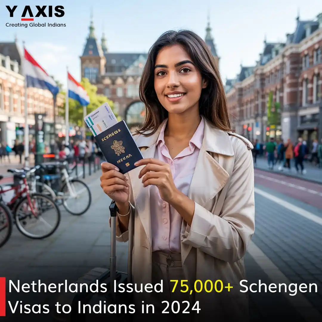 Image from Y-Axis Overseas: Netherlands Issued 75,000+ Schengen Visas to Indians in 2024 India ra...