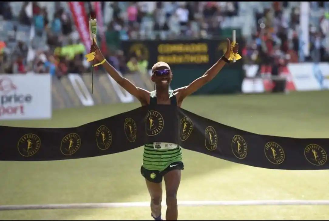 Image from governmentza: No DNA, Just RSA 🇿🇦 Halala!! Tete Dijana, Halala!!! 🥇🏃🏾♂️ Histo...
