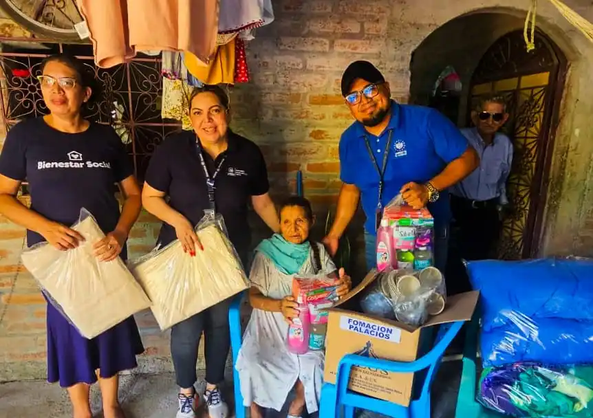 Image from Ministerio de Gobernación: 🔵 Nuestra Dirección de Albergues junto a Bienestar Social realizaron ...
