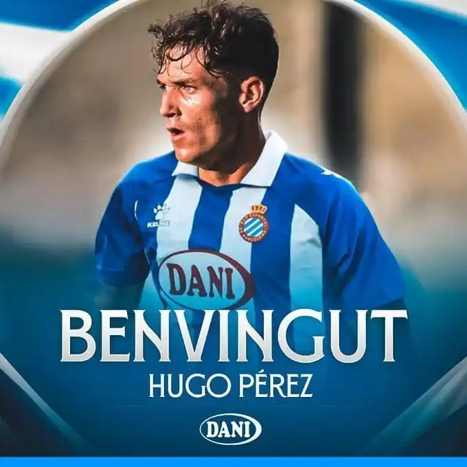 Image from solofichajes123: 🚨OFICIAL🚨 El RCD Espanyol anuncia el fichaje de Hugo Pérez hasta 202...