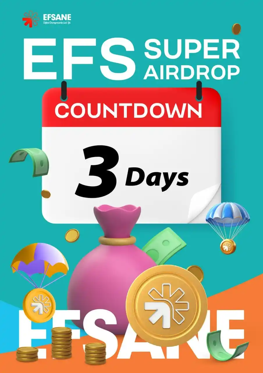 Image from Rahim Khan YT (Free online Earning): *Only 3 Days Remaining* *1️⃣Next 31 May Big Airdrop of 10 EFS estimat...