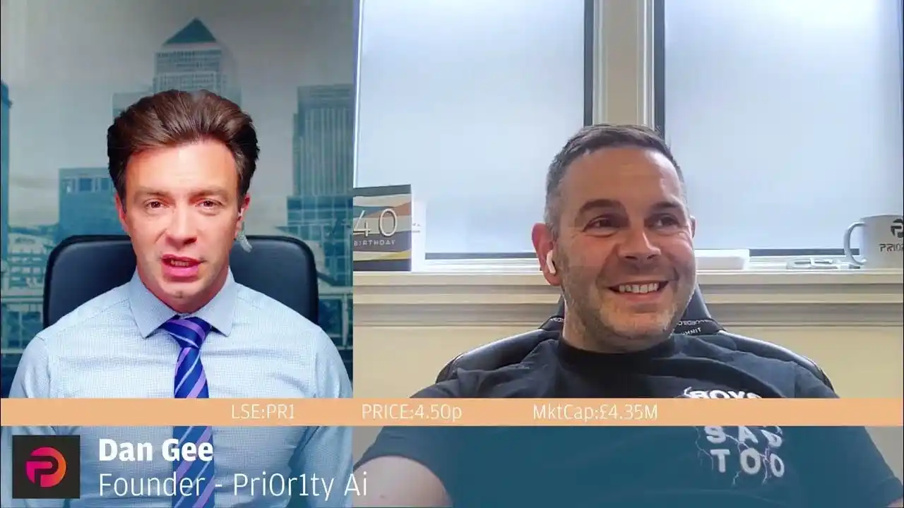 Image from StockBox Media 🎙️📈📽️: *Priority AI on Track & Now Accepting Bitcoin* We spoke with Dan Gee ...
