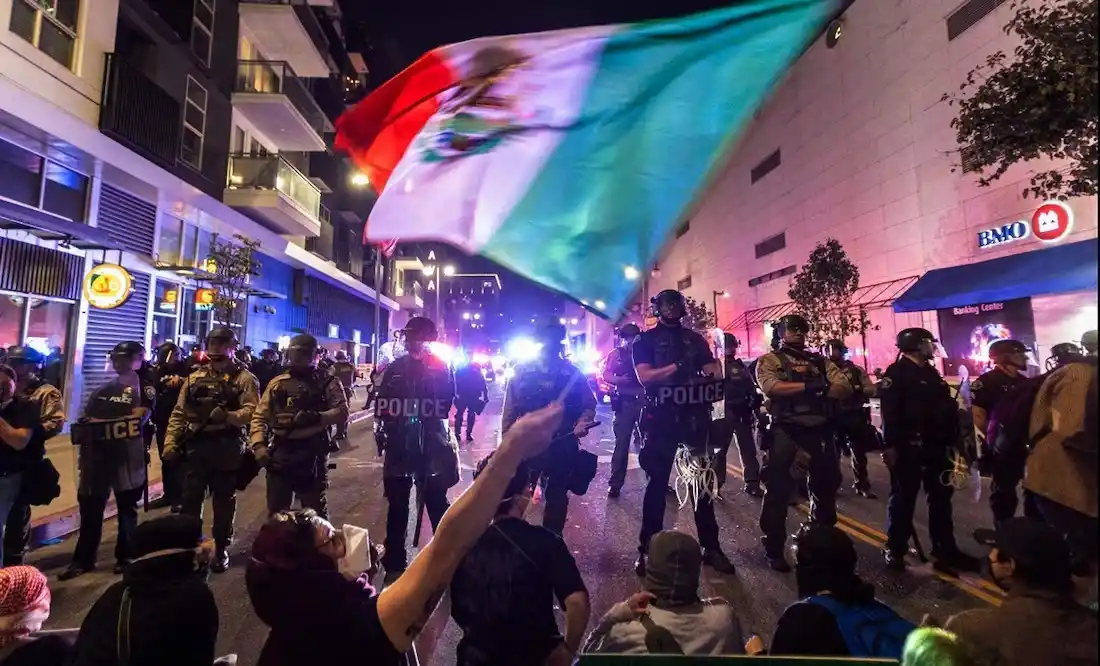 Image from AlertaQro Noticias Querétaro: 🗣️📢 Protestas en 🇺🇸Chicago, Dallas y San Francisco, se suman contr...