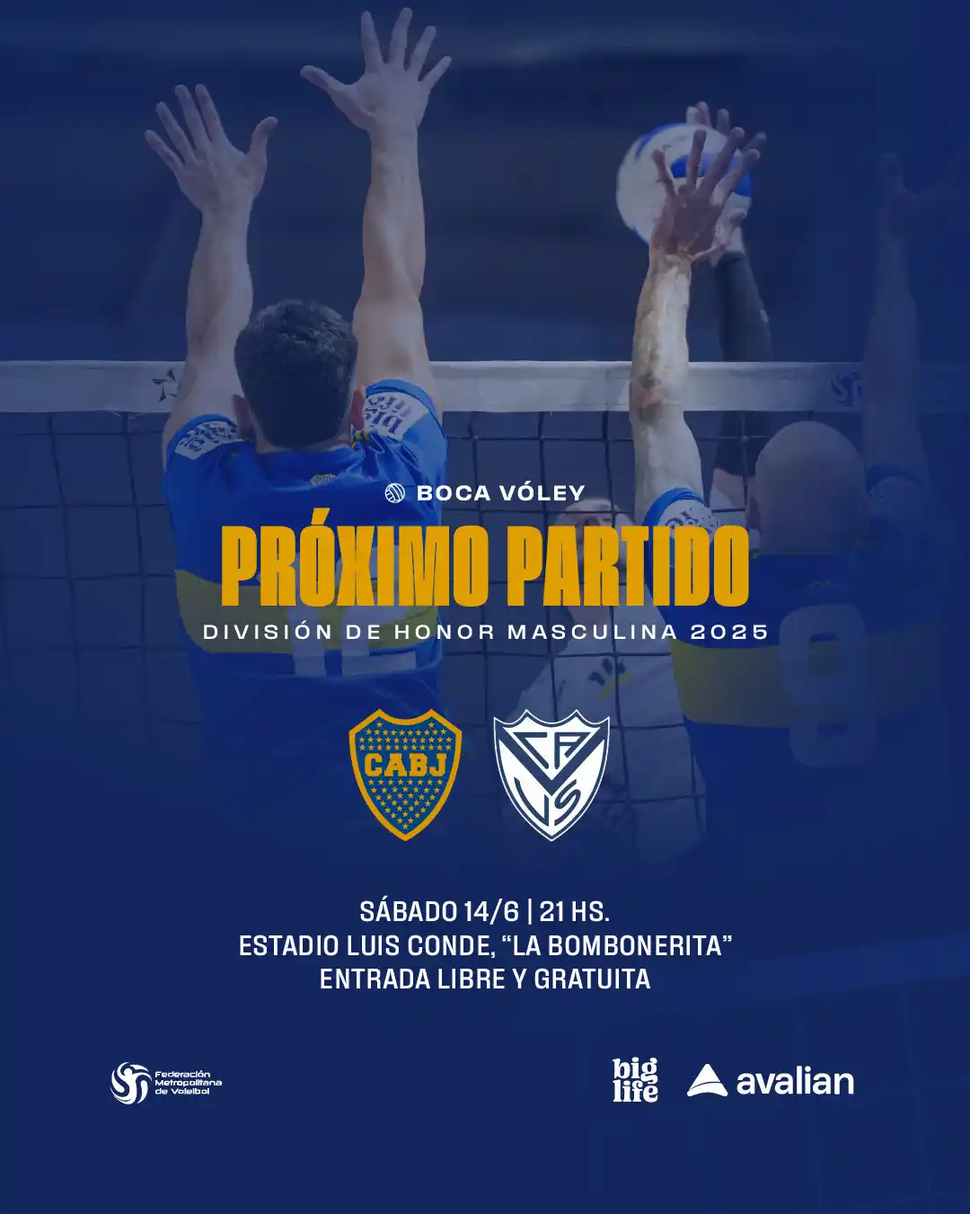 Image from Boca Vóley 🏐: 🔜 ¡𝗣𝗥𝗢́𝗫𝗜𝗠𝗢 𝗣𝗔𝗥𝗧𝗜𝗗𝗢! 👉 <a class="text-blue-500 hover:...