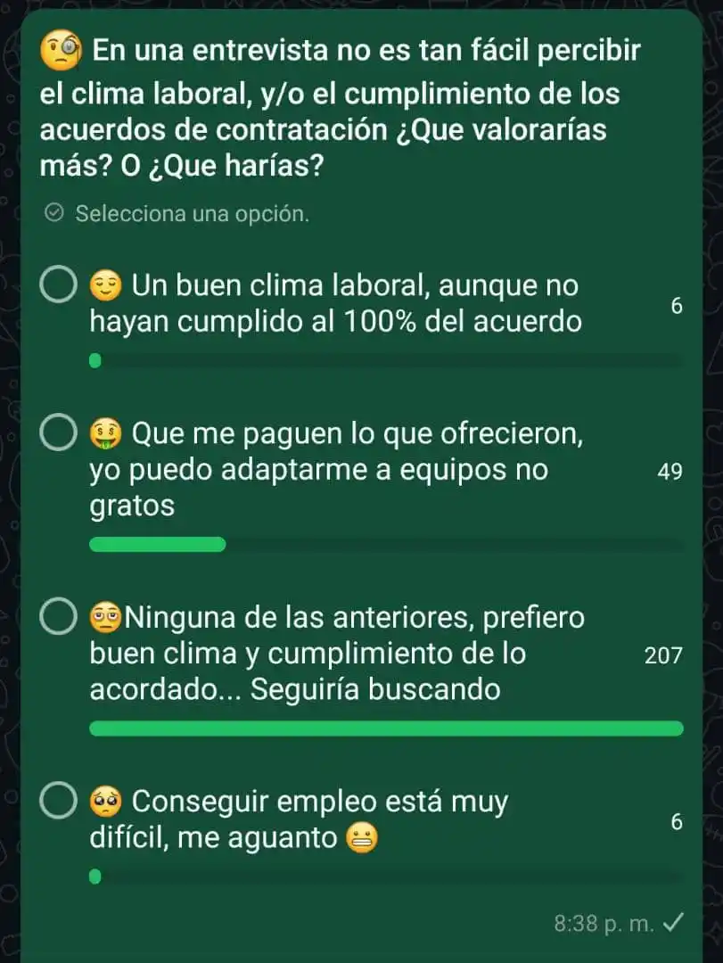 Trabajos en Vzla post
