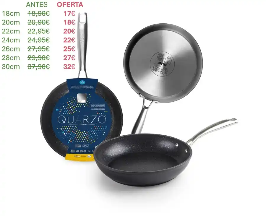 Image from Bazar A Merced: _¡Revoluciona tu cocina con las sartenes Quarzo de Ibili!_ 🍳✨ Descubr...