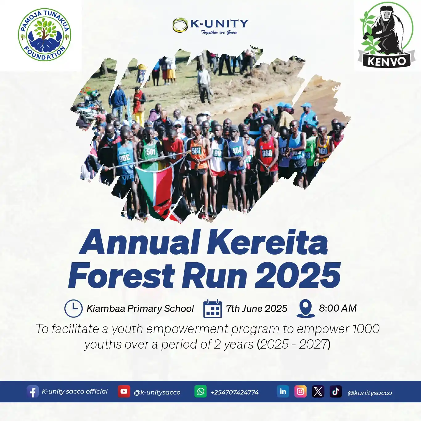 Image from K-unity Sacco: Run for a Cause! Lace up and be part of the Kereita Forest Run 2025 su...