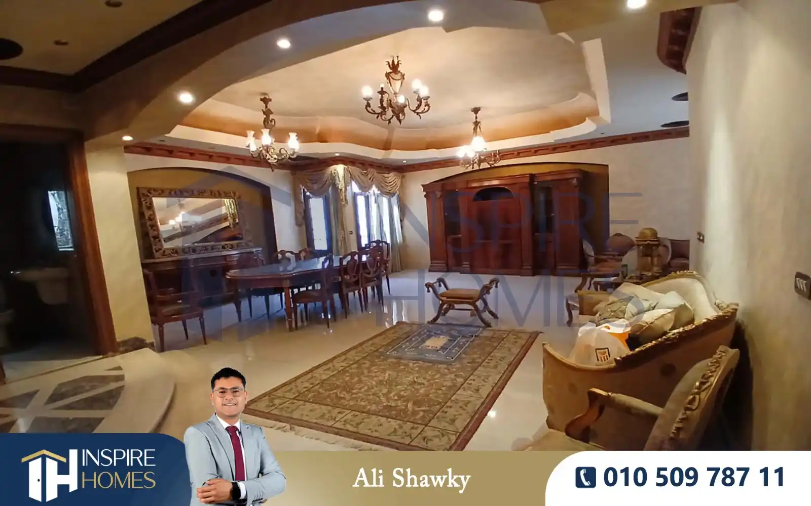 Image from InspireHomes: شقة دوبلكس مفروش للإيجار 500م سموحة ( ش فوزي معاذ ) - 45,000 ج شهرياً ...