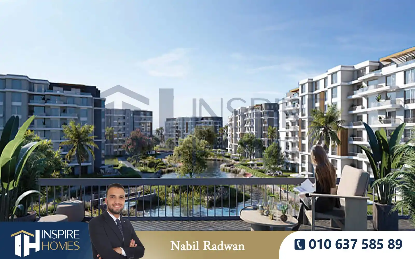 Image from InspireHomes: شقة لإعادة البيع 135م القاهرة الجديدة ( Palm Hills ) - 10,763,000 ج بت...