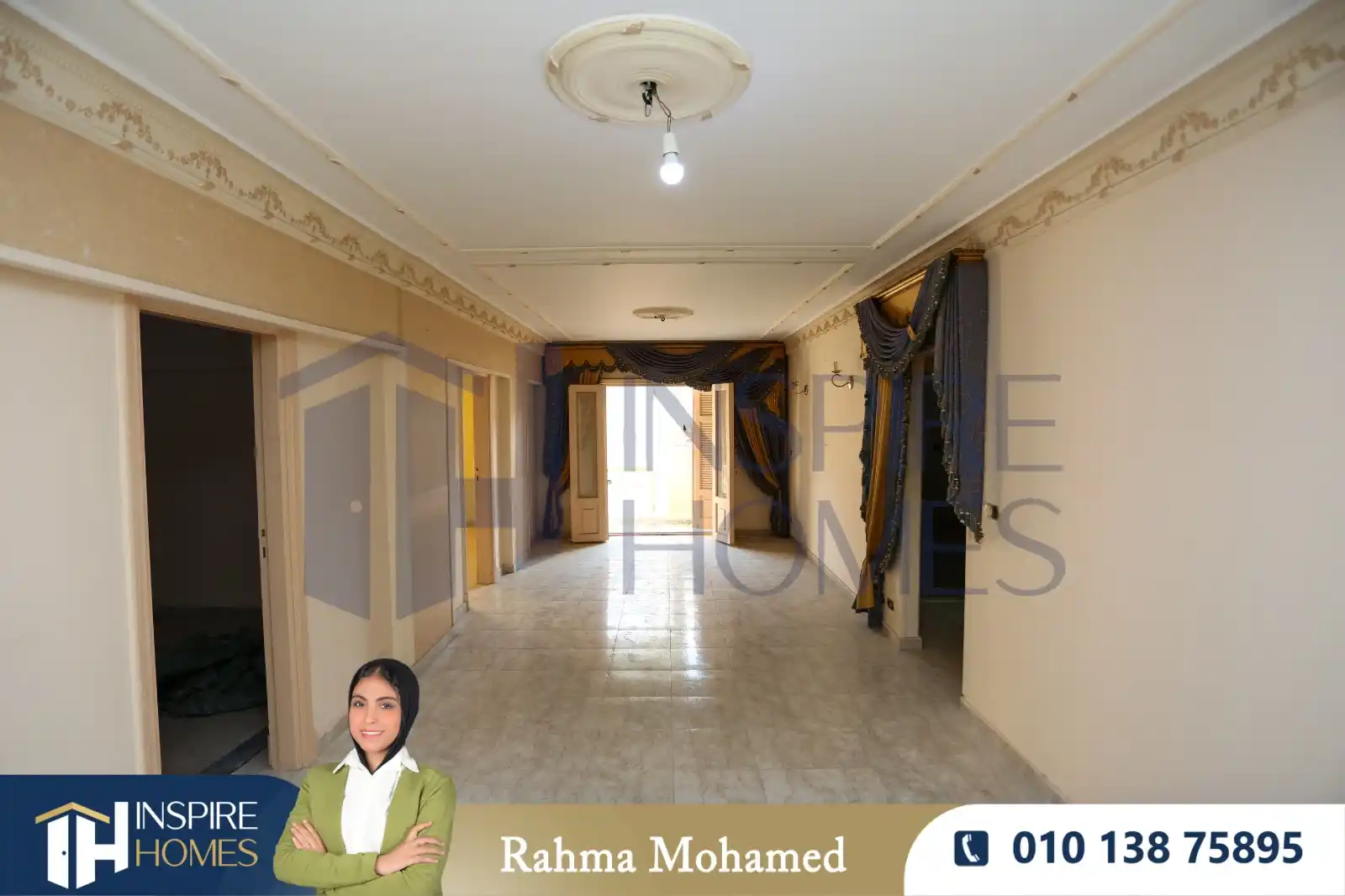Image from InspireHomes: شقة للبيع 150م سموحة ( ش النصر - كمبوند البستان ) - 2,550,000 ج كاش • ...