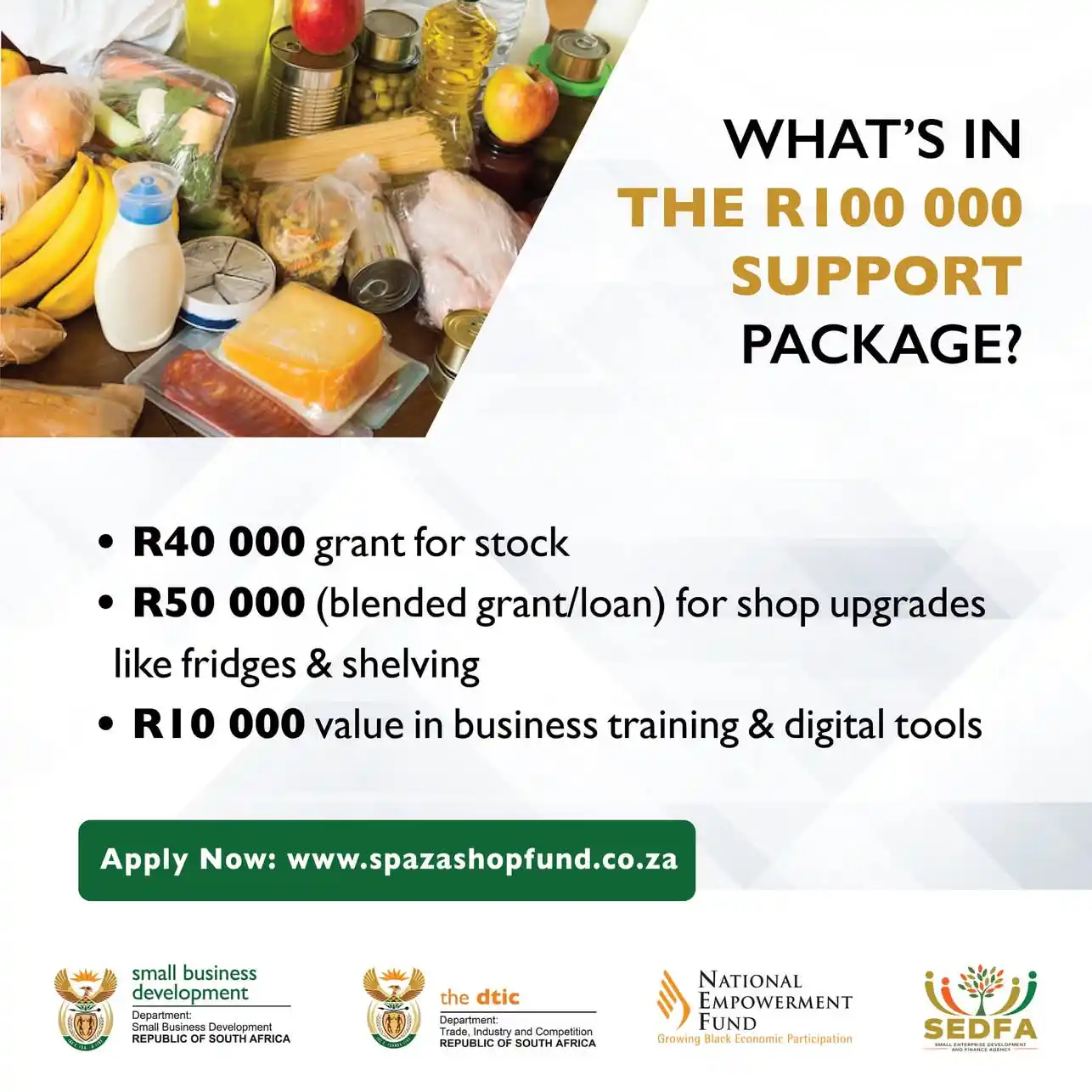 Image from governmentza: 🟢 Spaza Shop Support Programme – Apply for Assistance Up to R100 000 ...