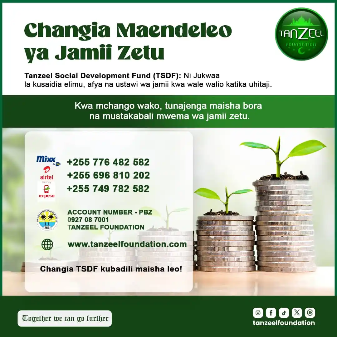 Tanzeel Foundation post