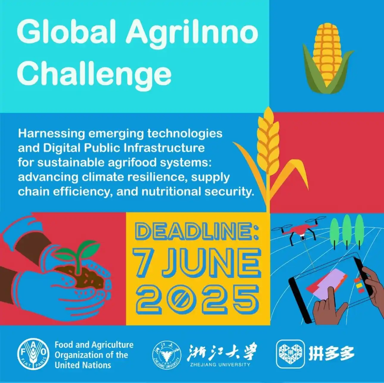 Image from OPPPORTUNITIES:Jobs & Scholarships: The Global AgriInno Challenge 2025 is officially OPEN!  Led by Food an...