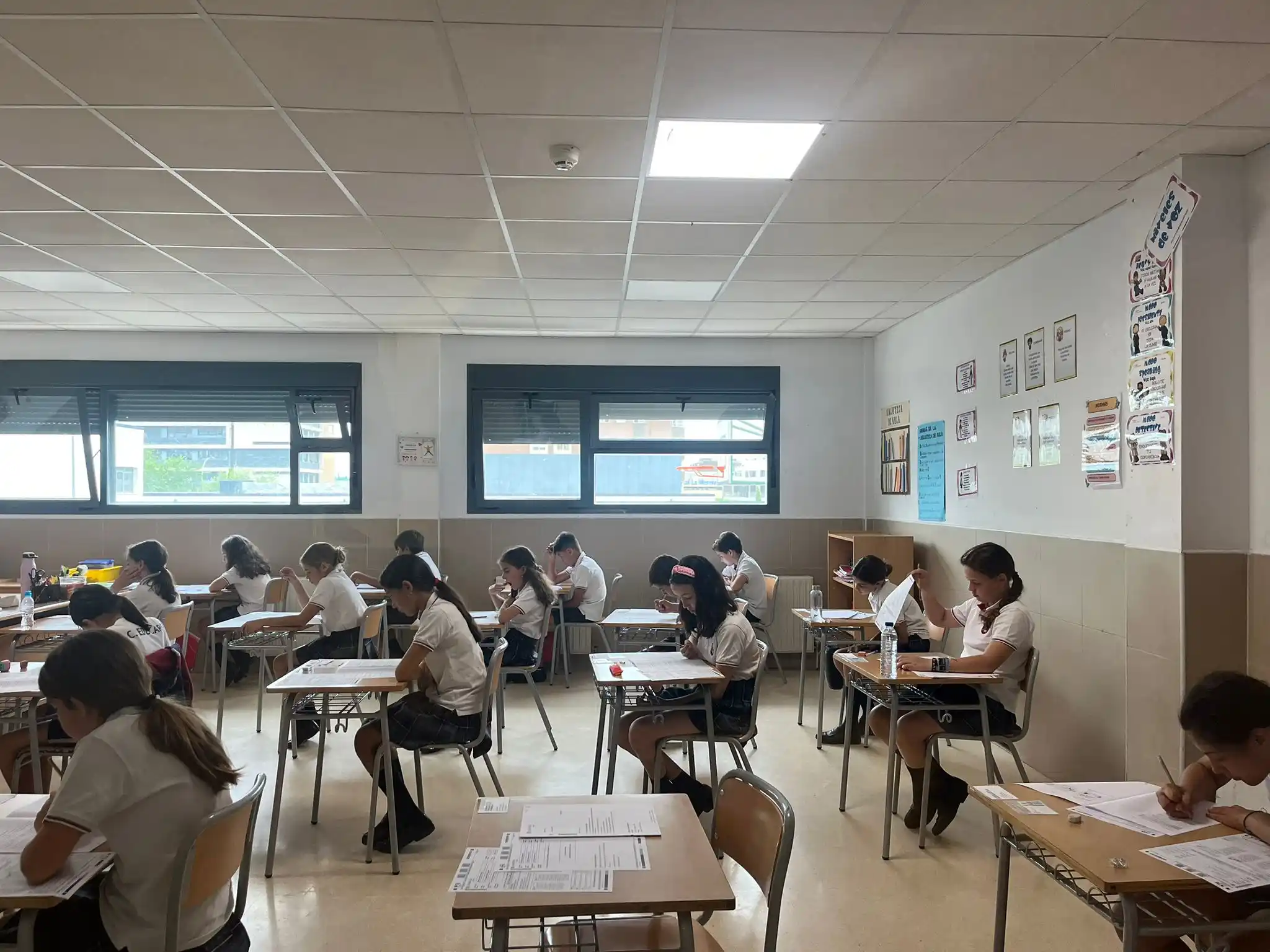 Image from Colegio Educare Valdefuentes: Today, at Valdefuentes’ school, some of our 4th and 5th grade students...