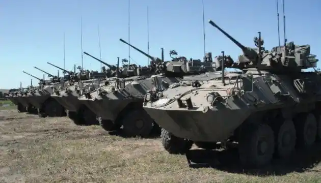Image from UATV English: Ukraine will receive two types of military armored vehicles from Canad...