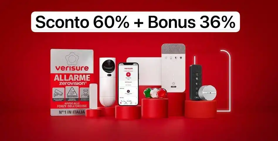 Image from ‼️ULTIMA OFFERTA💰 - Offerte, Codici Sconto ed Errori di Prezzo: ⚠️ *ULTIMI GIORNI*⚠️ 💣🚨 *SUPER PROMO VERISURE: -60% DI SCONTO + BON...