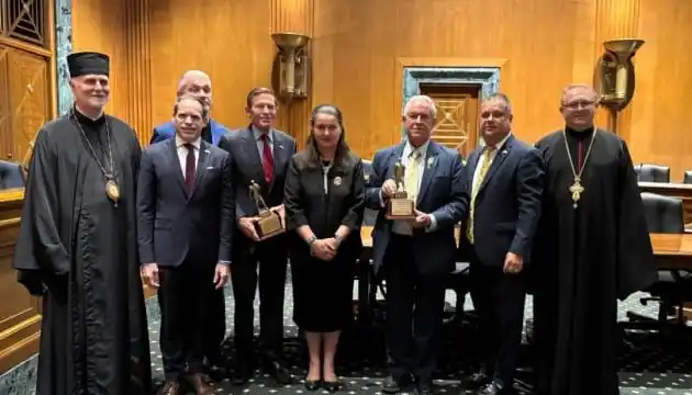 Image from UATV English: U.S. Senate Commemorates 85th Anniversary of the Ukrainian Congress Co...