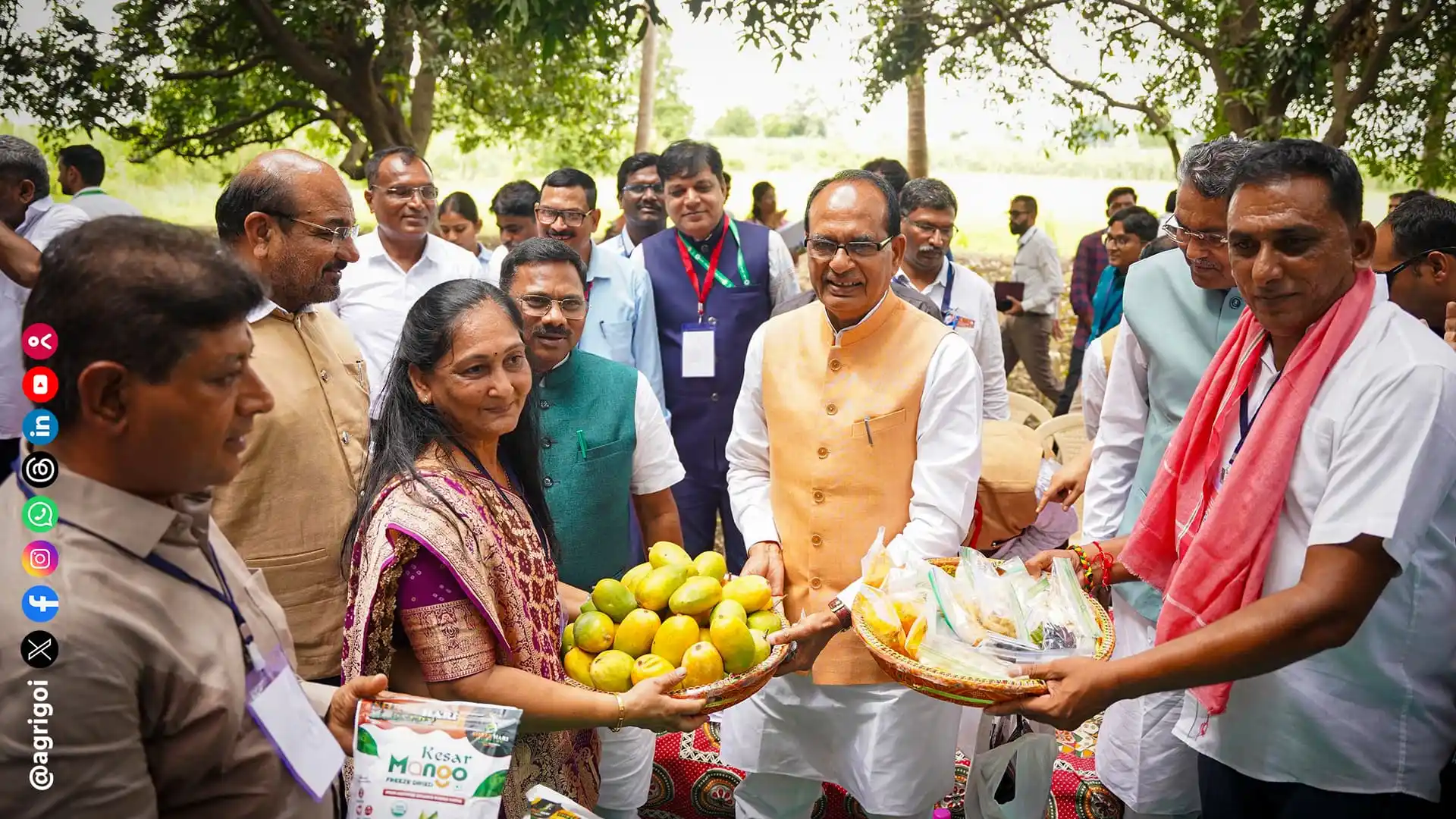 Image from AgriGoI: "विकसित कृषि संकल्प अभियान 2025" के अंतर्गत राजपुरा लुम्भा, बारडोली, स...