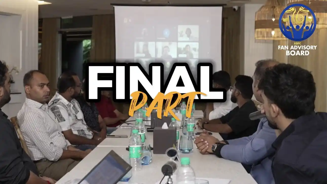Image from KERALA BLASTERS FC OFFICIAL: Watch the final part of our first-ever Fan Advisory Board (FAB) meetin...