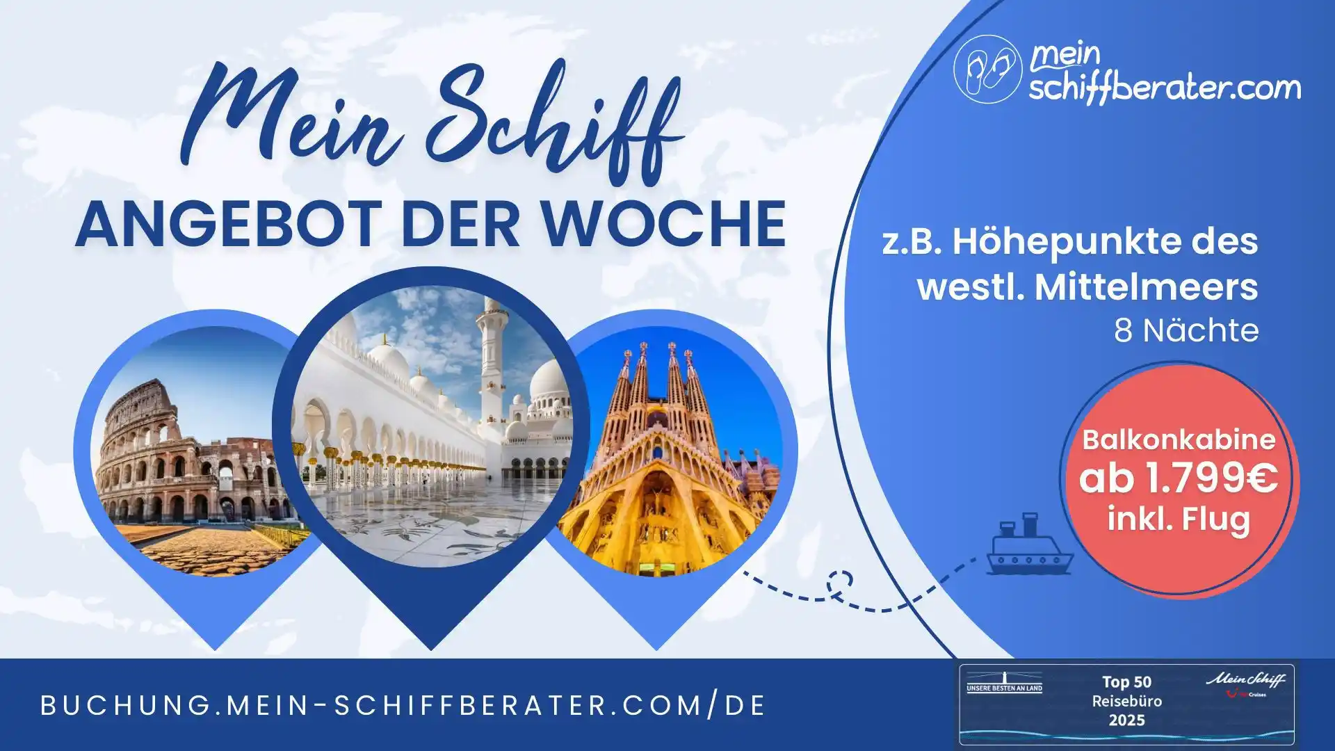 Image from Mein Schiffberater / Kreuzfahrt : Wie wäre es mit Sonne, Meer & Entspannung an Bord der *Mein Schiff Rel...