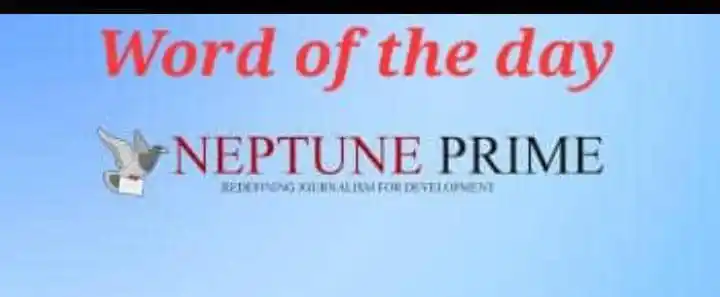Image from Neptune Prime: *Word of the day, Panacea* Our word of the day from *The Arbiter* is...