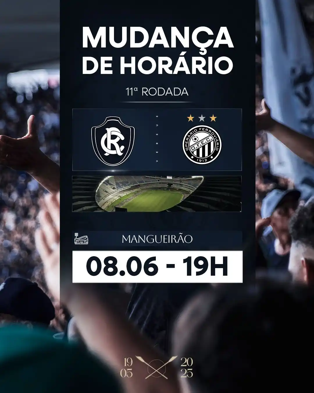 Image from Clube do Remo Oficial: A partida entre Remo x Operário, pela 11ª rodada da Série B, no Mangue...
