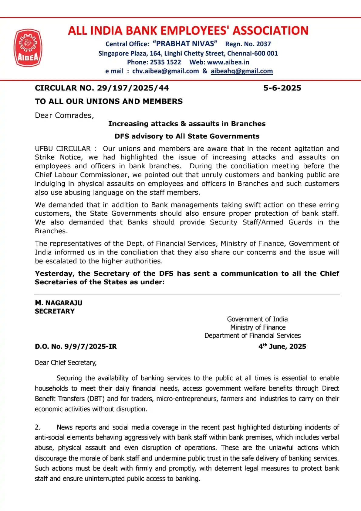 Image from AIBEA All India Bank Employees Association: <a class="text-blue-500 hover:underline cursor-pointer" href="/hashtag...